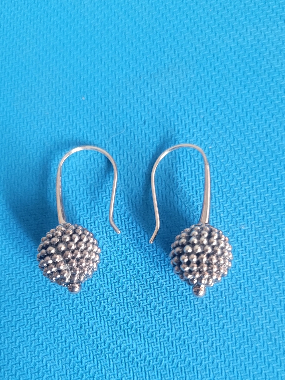 LAGOS Sterling Silver Caviar Beaded Drop Earrings